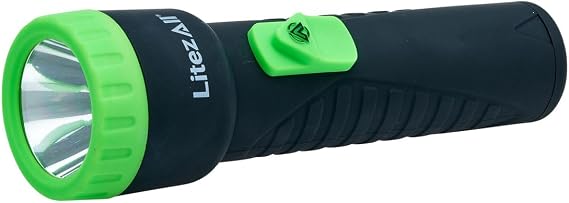Kodiak LitezAll 80 Lumen Everyday D Battery Flashlight with 300 Foot Beam