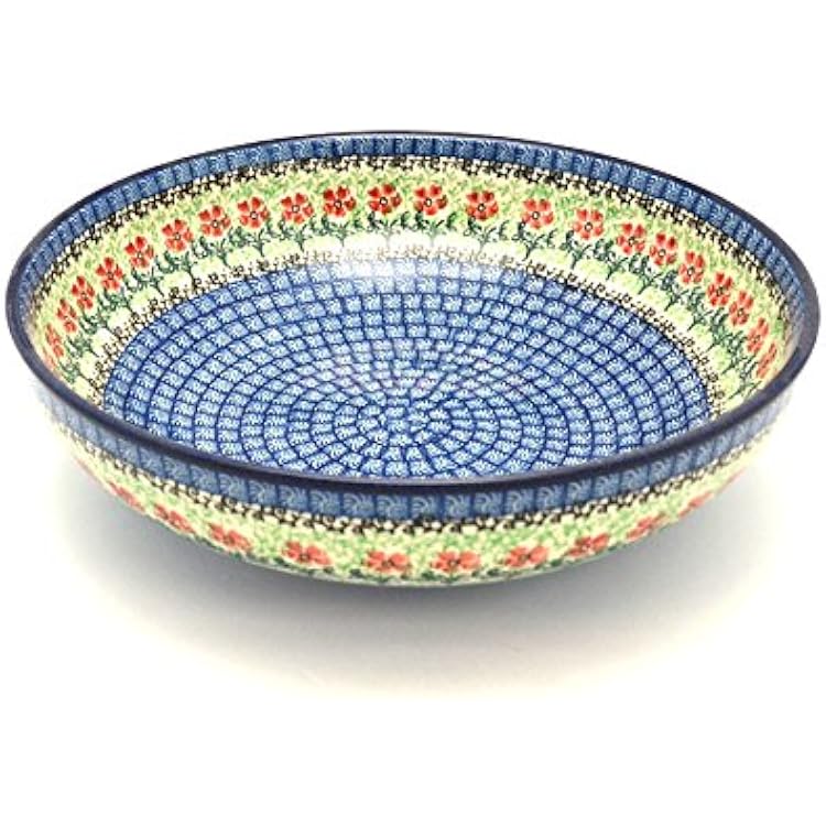 Polish Pottery Bowl - Contemporary - Large 11 - Maraschino
