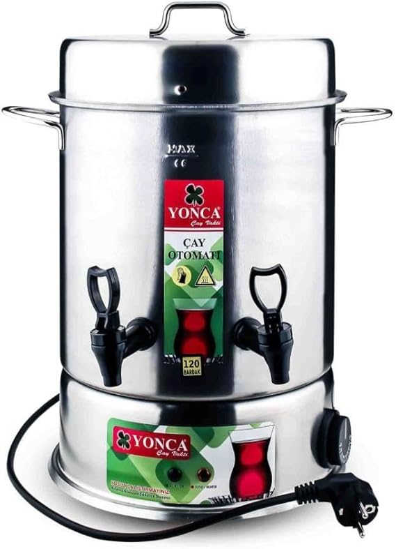 Lines Clover Electric Samovar Steel Tea Vending Machine (80 Cups)
