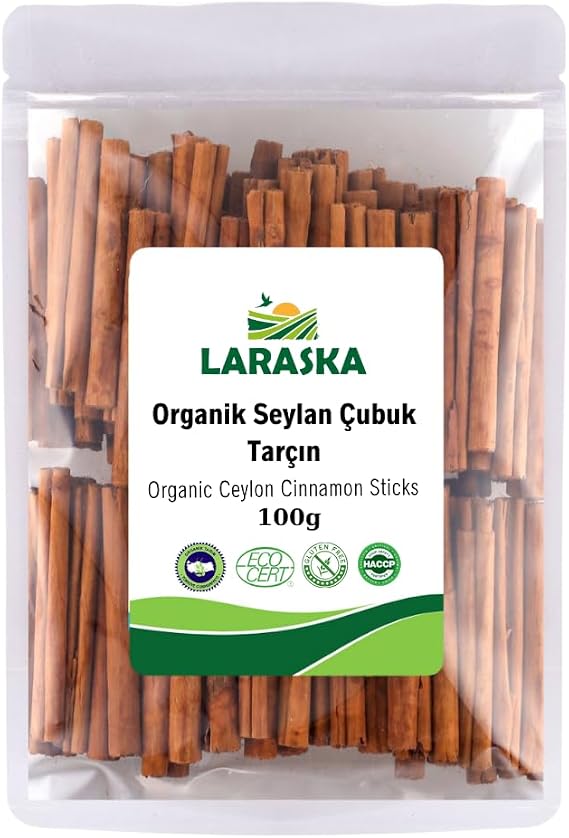 Laraska Organic Ceylon Stick Cinnamon 100g