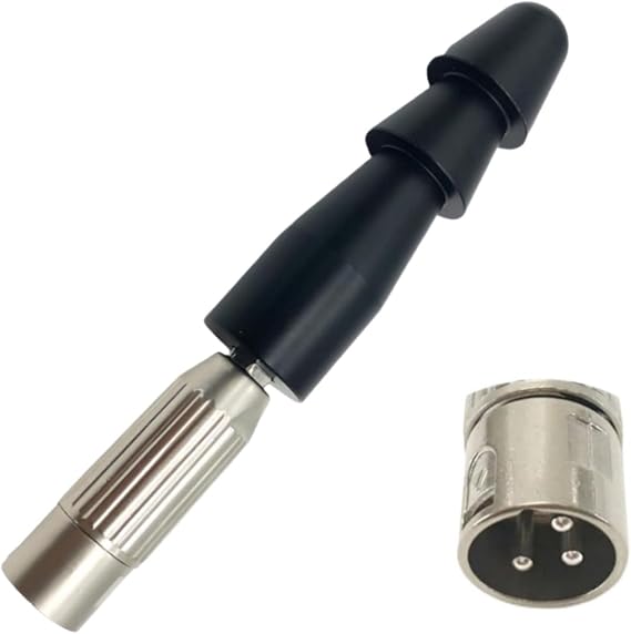 3XLR Connector Accessories Vac-U-Lock Adapter Male Connector for Reciprocating Saw Adapter Motion Machinery Machine etc.