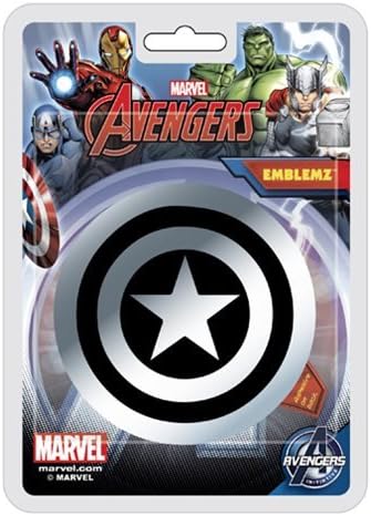 Marvel Captain America Shield Emblemz Chrome Decal