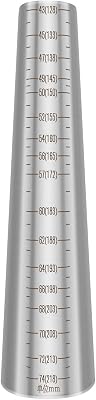 Colaxi Bracelet Mandrel Sizer Adjust Bracelet Making Jewelry Making Tool Men Women Bangle Sizing for Jewelry Makers DIY, StainlessSteel Oval