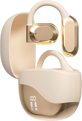 AI Translation Earphones,OWS Real Time 144 Language Translator Earbuds,Open-Ear Translating Ear Buds,Bluetooth Headphones Translation,Wireless Translator Headset for iPhone & Android,Milky White