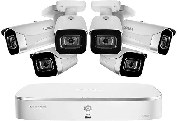 8-Channel Fusion NVR System with 4K (8MP) IP Cameras 6 / White