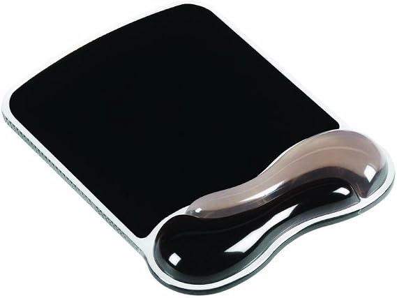 Kensington 62399 Dual Gel Wrist Support Mouse Pad, Gray