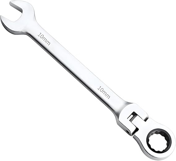 Combination Ratchet Spanner, CRV Forged 10mm Wrench