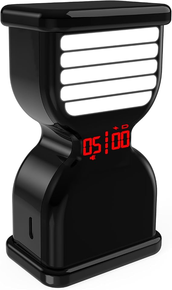 Visual Digital Hourglass Timer, Productivity Flip Timer