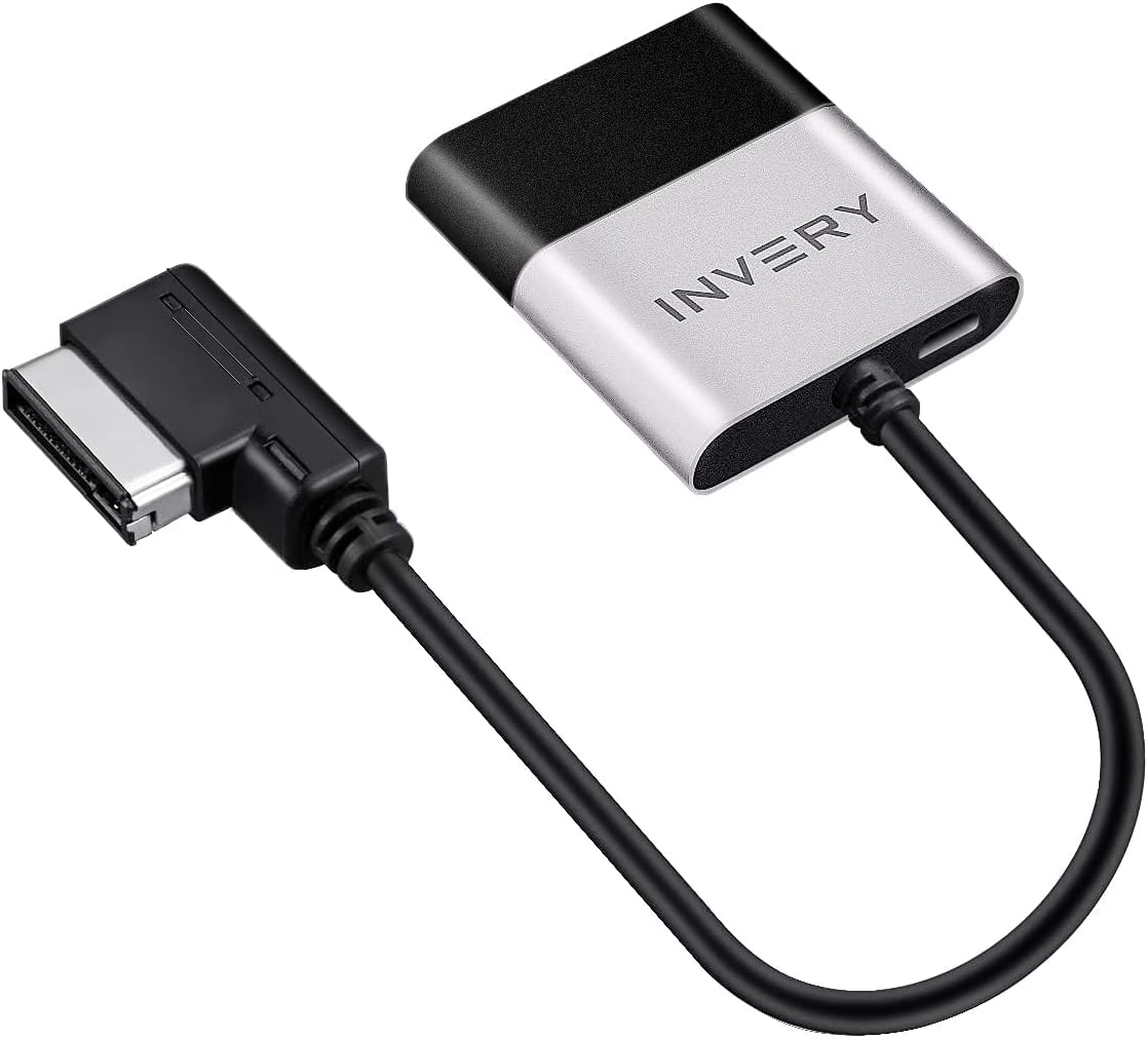 INVERY Airdual-Audi2G Bluetooth 5.0 aptX-HD Adapter for 2004-2009 Year Audi MMI AMI 2G Music Interface