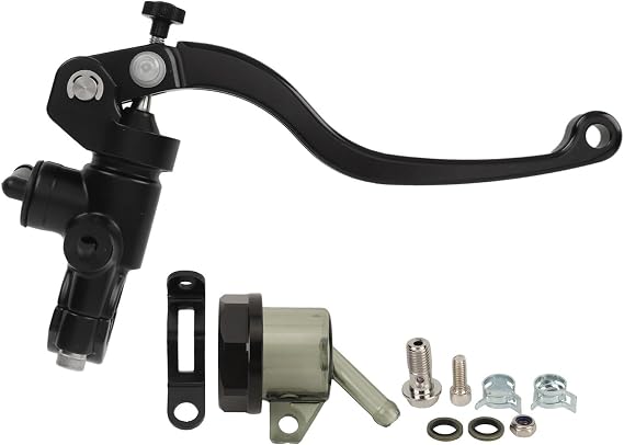 Brilluxa Clutch Master Cylinder, Hydraulic Clutch Pump and Lever Assembly Compatible with Suzuki GSXR600, 14x18mm Left Control for 22mm Motorcycle Handlebar Replacement Part