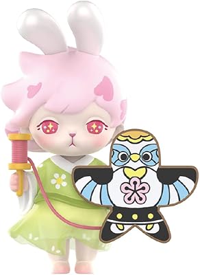 POP MART Bunny Series Collection Zodiac Art Toy Popular Collectible Cute Kawaii Toys Figures Box Gift for Christmas Birthday Party Holiday Single, Paper Kite
