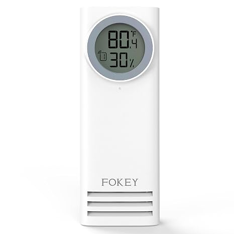 Remote Sensor Indoor Outdoor Thermometer Wireless for Z2 Weather Station ASIN: B0F31VHMTF