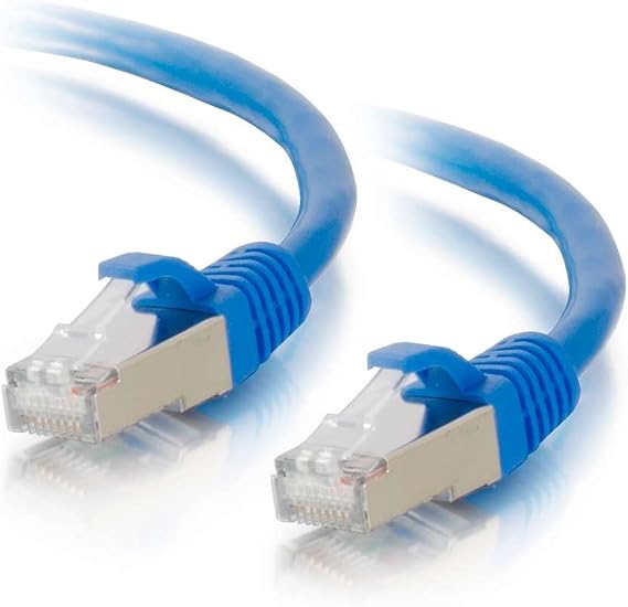 C2G 00677 Cat6a Cable - Snagless Shielded Ethernet Network Patch Cable, Blue (6 Feet, 1.82 Meters)