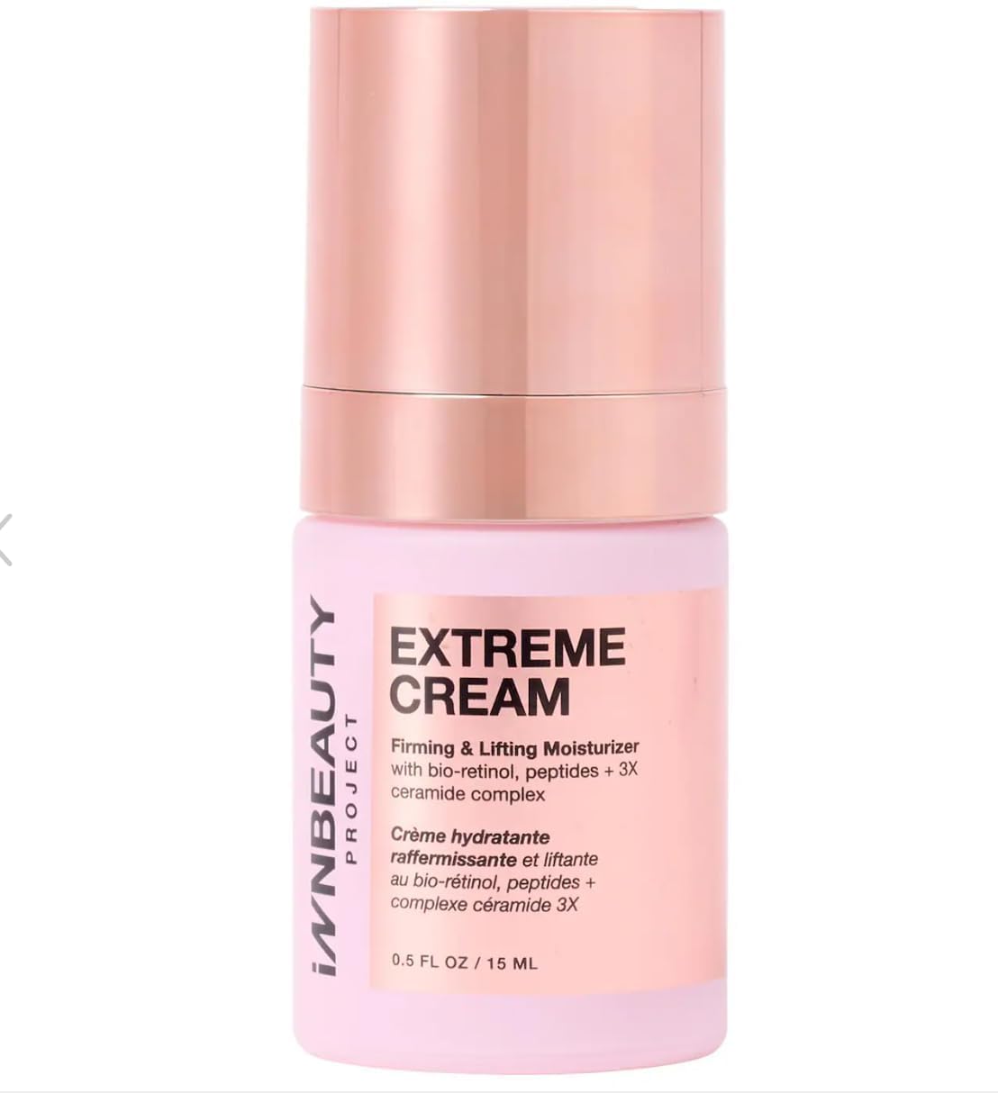 iNNBEAUTY PROJECT Extreme Cream Anti-Aging Firming & Lifting Refillable Moisturizer Extreme Cream Travel Size 0.5 oz  15 mL