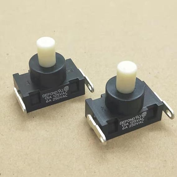 DPC-1114 Self-locking Power Button Switch 250VAC 6A Vacuum Cleaner Accessories
