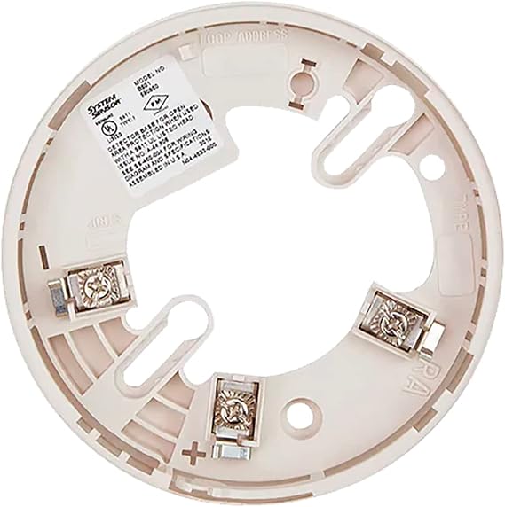 SYSTEM SENSOR B501 - Intelligent Detector Base, Without Flange.Color Ivory