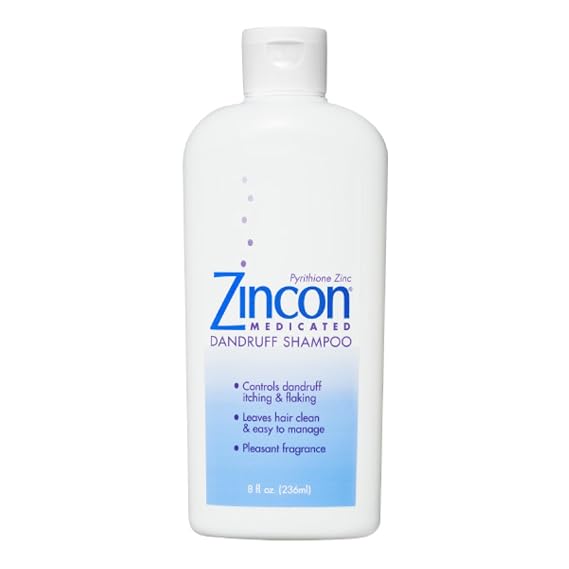 Medicated Dandruff Shampoo, Dry Itchy Scalp Relief, 8 fl oz