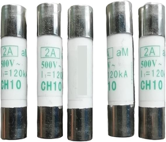 5pcs Fuses: CH10 2A 500V AM 1422002 / CH10 4A 1422004 / CH10 6A 1422006 / CH10 10A 1422010 / CH10 25A 1422025 AM(CH10 4A 1422004)