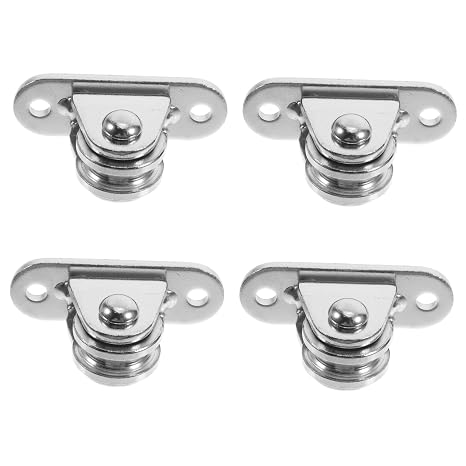 VALICLUD 4Pcs Bearing Pulley Wheel Silent Ceiling Mount Pulleys for Clothesline Wire Rope Traction Pulleys for Easy Installation and Effortless Rope Handling