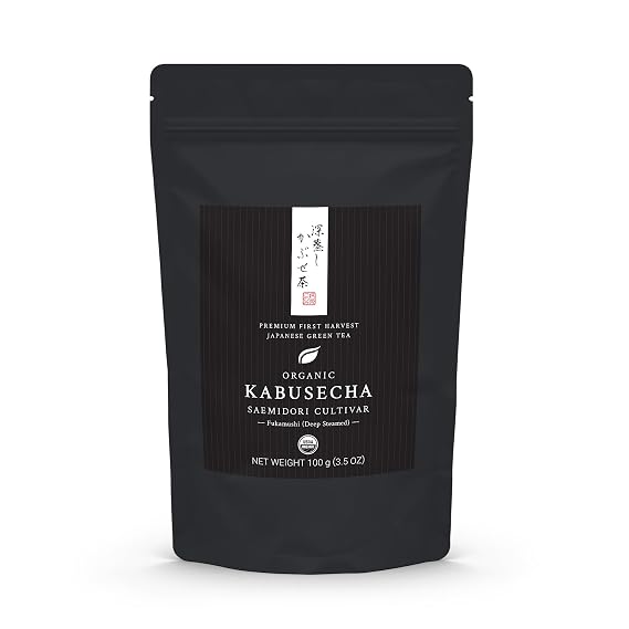 Organic Japanese Kabusecha - Premium First Harvest - 100g (3.5oz) bag