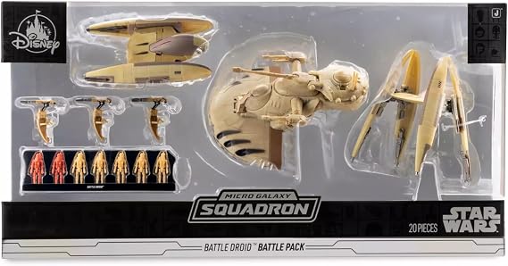 Droid Battle Pack, Micro Galaxy Squadron, Compatible with Star Wars