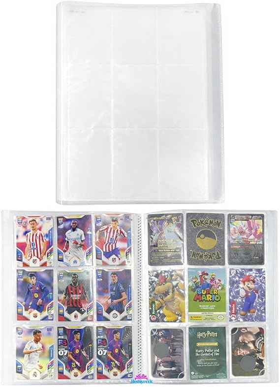 Panini 540 Kartlık Koleksiyon Albümü – Şeffaf Kart Dosyası –Koleksiyon Oyun Kartı Albümü
