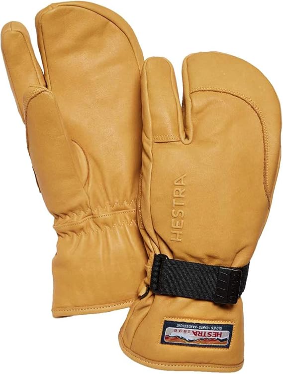 Hestra Hestra Snow Glove 3-Finger GTX Full Leather 3-Finger GORE-TEX Full Leather 33882 Tan