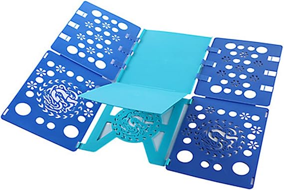 T Shirt Folding Board - Durable Plastic Shirt Folder for Fast and Easy Folding - Ideal for Adults and Children - 3 Color Options
