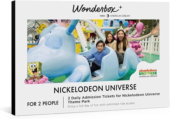 Wonderbox - Experience Gift - Nickelodeon Universe Theme Park for 2