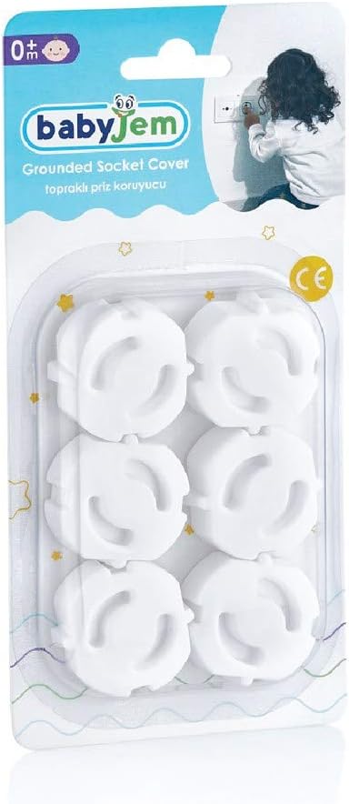 Babyjem Topraklı Priz Koruyucu 056 Çok Renkli 8699203310560