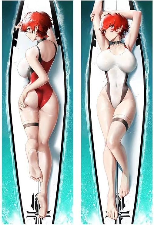 Anime Girl Body Pillow Cover,Dakimakura Pillowcase Japanese Cosplay Manga,Otaku's Gift 19.6"x59" with Zipper for Home Bedding Bedroom Decorative