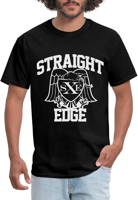 Spreadshirt Straight Edge Men's T-Shirt