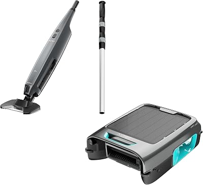 AIPER Surfer S2 Robotic Solar Pool Skimmer with Pilot X1 Handheld Pool Vacuums