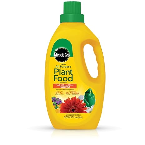 Miracle-Gro Liquid All Purpose Plant Food, Concentrate, 32 oz.