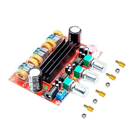 TPA3116D2 2 x 50W 2.1 Channel Digital 12V-24V Power 100W Amplifier AMP Subwoofer