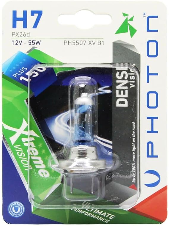 Photon Ampul H7 12V 55W Xtreme Vision +%150 Fazla Işık (Tekli Blister) PHT PH5507 Xv B1