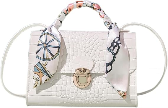 Cxiskyu Crossbody Process Women - PU Leather Shoulder Bag with Handle, Adjustable Strap | Square Messenger Handbag, Trendy Small Satchel for Shopping, Traveling, Party, Casual, Everyday Fashion Axle