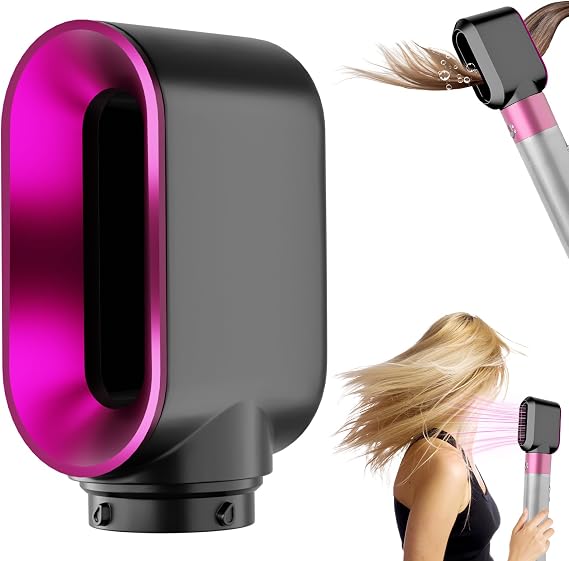 Pre-Styling Dryer Attachment for Dyson Airwrap HS01/HS05, Pre-Shaped Nozzle Replacement Attachment Compatible with Dyson Air wrap, Part NO.969759-01 Rose