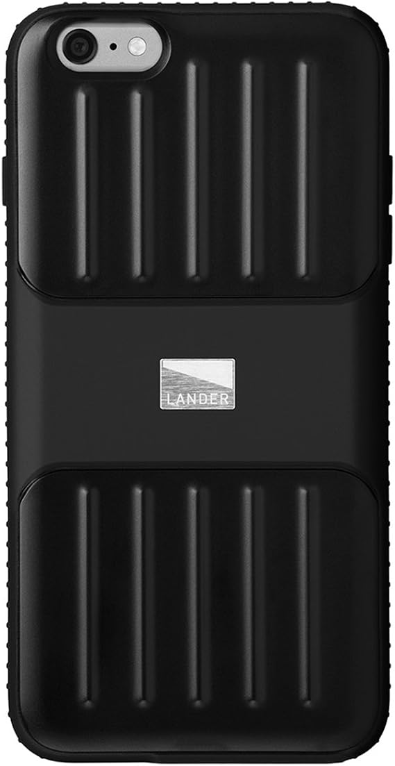 Lander - Powell Case for iPhone 6/6S Plus, Military 810 Drop Tested (Black)