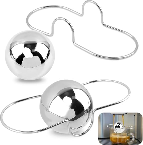 2Pack Espresso Cooling Ball - Espresso Chilling Ball - XL 2.17in
