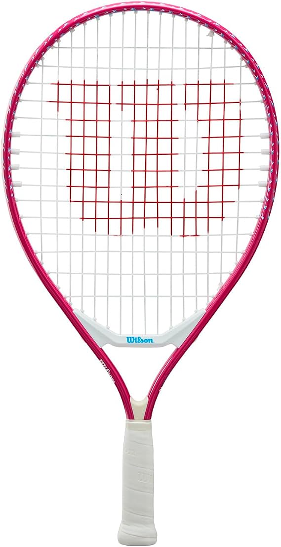Wilson Ultra Power 19" Junior Recreational Tennis Racket - Pink/White/Blue