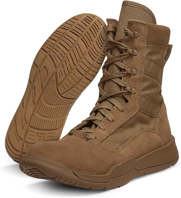 Belleville TR501 AMRAP Military Boots for Men, AR 670-1 Compliant Zero Drop
