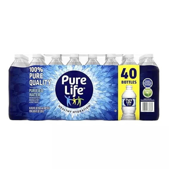 Pure Life Purified Mineral Water 16.9 oz. / 40 count - Generic
