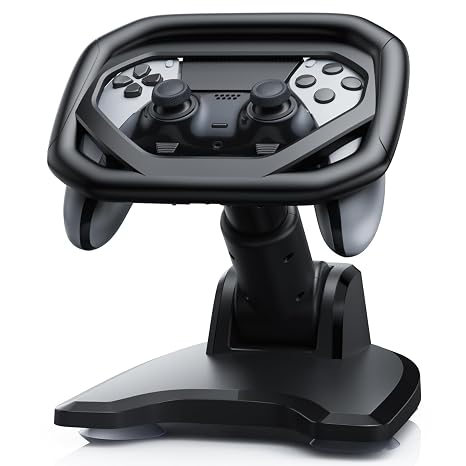 Steering Wheel Table Attachment for PS5 DualSense & DualSense Edge, Black