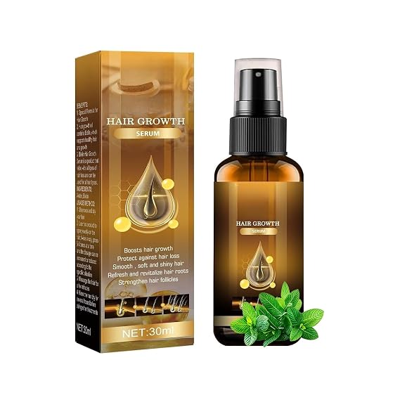 Hair Growth Serum for Women and Men, Hair Follicle Treatment, Hair Care for Germinal Essence Conditioner for Regrowth & Loss Treatment (1cps)