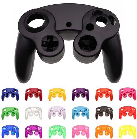 Replacement Handle Housing Cover Shell Case for NGC Gamecube Controller Games Handle Protective Case (Hot Pink)