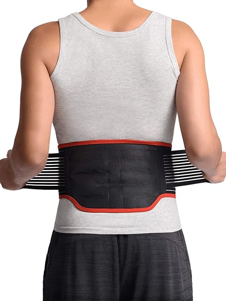 MAXAR Bio-Magnetic Back Brace for Lower Back Pain Women and Men - Lumbar Support Brace W/ 34 Powerful Magnets & Far Infrared Technology - Lower Back Support for Sciatica, Herniated Disc, Scoliosis