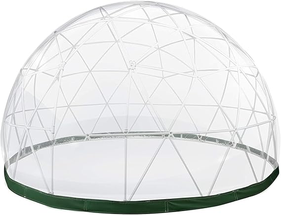 Garden Dome Bubble Tent - Waterproof Transparent TPU Cover for Patio and Dining Areas (Tent Frame Not Included)