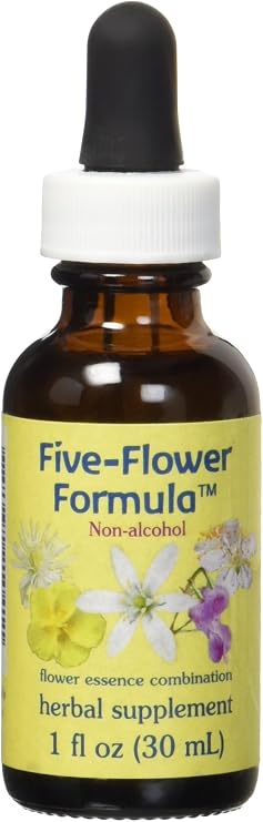 Flower Essence Services Five Flower Formula in Glycerin, 1 Ounce