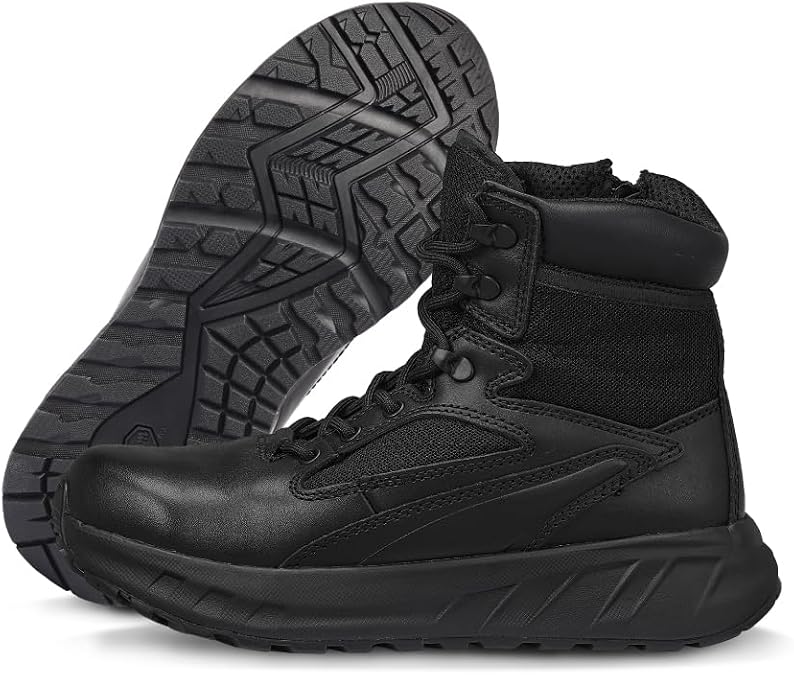Belleville Maxx 6Z & 8Z Black Tactical Boots for Men, Motorcycle Boots